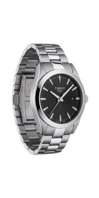 Tissot Gentleman 40mm Quarz Leder Schwarz T127.410.16.051.00