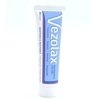 VezoLax Beingel 30 ml Refreshing Leg Gel mit Menthol Troxerutin Diosmin Blitzversand