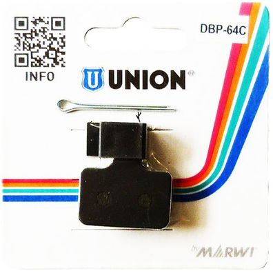 Bremsbelag Union DBP-64C Shimano, organisch, Ultegra, Ersatzbeläge, Marwi, 438364