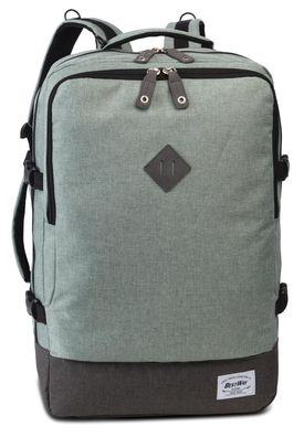 BestWay Reiserucksack #Cabin Pro Retro * graugrün