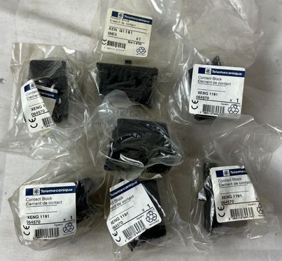 Telemecanique XENG1191 Contact Blocks 064570 2NO 1NC 7x Pieces