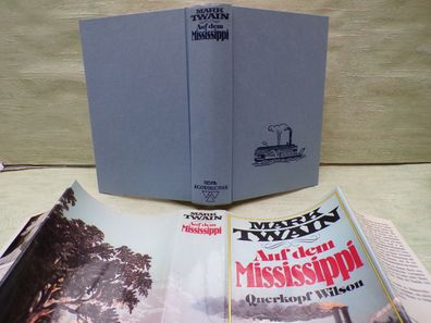 Mark Twain Auf dem Mississippi Querkopf Wilson Moewig KG 1976 Neuausgabe HC SU