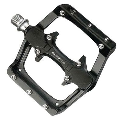 Pedale PM820-2 schwarz Exustar, umrüstbar auf Clipless, Messingschlager, 311861