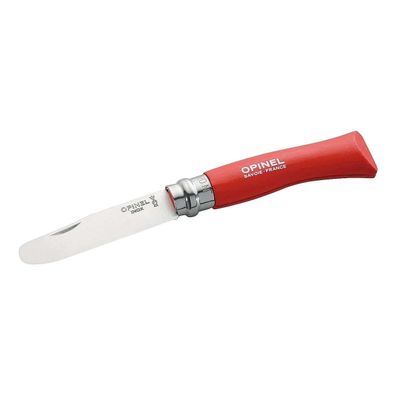 Opinel Kindermesser mit Buchenholz Griff No 07, ostfrei, Rot