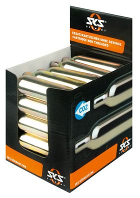CO2-Kartuschen 25er-Display 16g ohne Gewinde