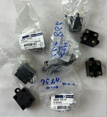 Telemecanique XE2N P2141 Contact Blocks Lot of 9 Pieces New