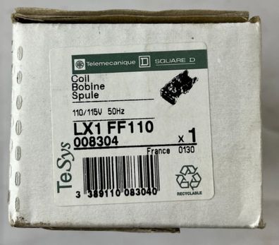 Telemecanique LX1FF110 Coil 110/115V 50Hz Contactor Coil Module New
