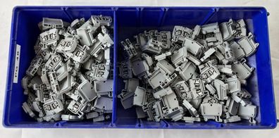 Terminal Block End Covers DIN Rail Terminal End Plates 200 Pieces