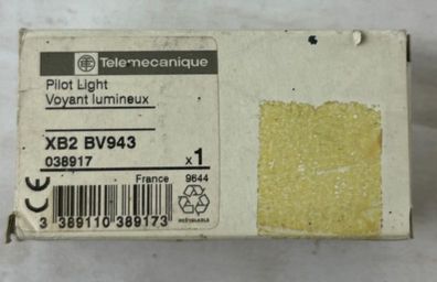 Telemecanique XB2 BV943 Green Pilot Light 220-240V AC New