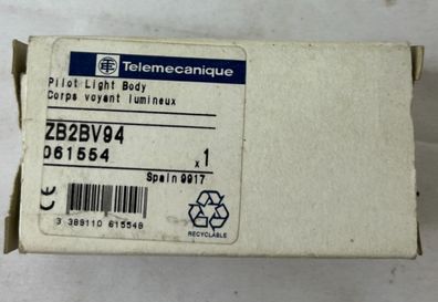 Telemecanique ZB2BV94 Pilot Light Body 220-240V AC LED New