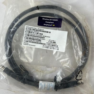 Amphenol RF 95-686-33022 Coaxial Cable Assembly 37-0766-01 New