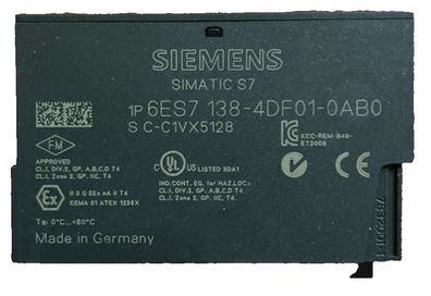 Siemens Simatic S7 6ES7 138-4DF01-0AB0 ET200S Serial Interface Module RS232/RS42