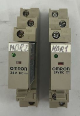Omron G2R-1-SN 24V DC SPDT Industrial Relay Bundle – 2x Used