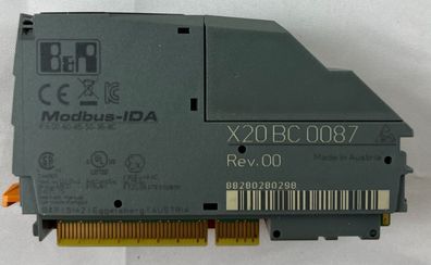 B&R X20BC0087 Modbus-IDA Bus Controller Module PLC Used