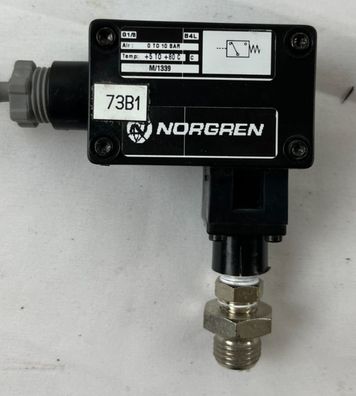 Norgren Pneumatic Pressure Switch 0-10 Bar Industrial Sensor Used
