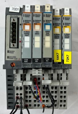 Allen-Bradley 1734 Point I/O DeviceNet Analog I/O RTD Bundle Used