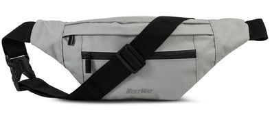 BestWay Gürteltasche Sling * hellgrau