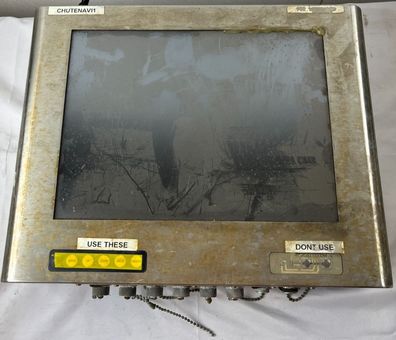 Marine HMI Touchscreen Display Panel Stainless Steel Outdoor Enclosure Used Unit