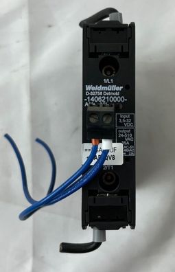 Weidmüller 1406210000 Solid State Relay 3.5-32VDC 24-510VAC 35A Used