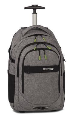 BestWay Rucksack-Trolley #Evolution Roller * dunkelgrau/schwarz