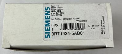 Siemens 3RT1924-5AB01 SIRIUS Magnetic Coil 24 V AC 50 Hz