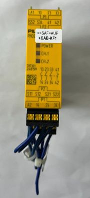 Pilz 787301 PNOZ X2.8P Safety Relay 24VAC/DC E-Stop 3n/o 1n/c Used
