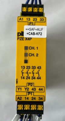 Pilz 787585 PZE X4P Safety Relay Contact Expander 24VDC 4n/o Used