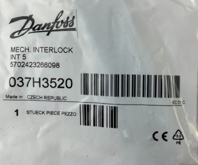 Danfoss INT 5 Mechanical Interlock 037H3520 for CI 5 Contactors New