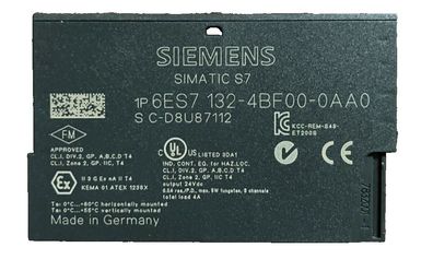 Siemens 6ES7 132-4BF00-0AA0 Simatic S7 8DO DC24V Digital Output Modules Used