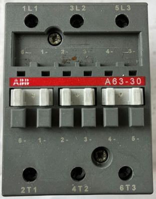 ABB A63-30 Contactor 3P 115A IEC 690V Industrial Motor Starter Used