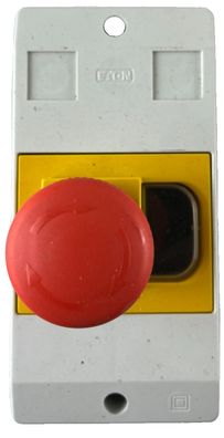 Eaton CI-K2-PKZ0 Insulated Enclosure with Red/Yellow Emergency Stop Handle IP65