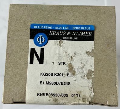Kraus & Naimer KG20B K301/E Rotary Isolator Switch 25 A Red/Yellow New
