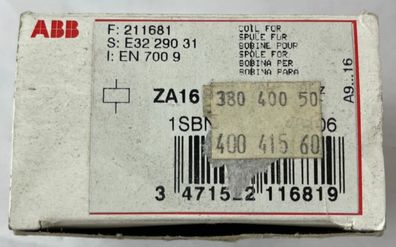 ABB ZA16-81 Contactor Coil 380-400 V 50 Hz / 400-415 V A9-A16 1SBN152406R806