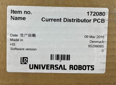 Universal Robots 172080 Current Distributor PCB Spare Part New in Box
