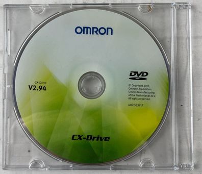 Omron CX-Drive V2.94 Configuration Software DVD for Inverters and Servos