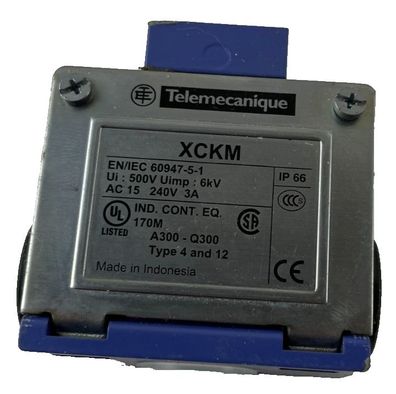 Telemecanique ZCKM1H29 Limit Switch Body XCKM 1NO+1NC Snap Action M20 IP66 Used