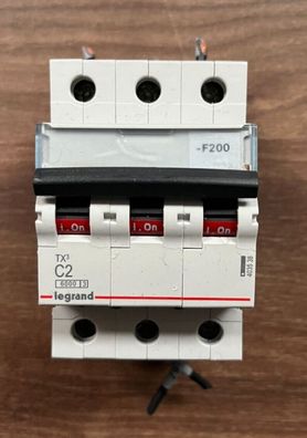 Legrand TX³ C2 3-Pole Circuit Breaker 6000 3A Used