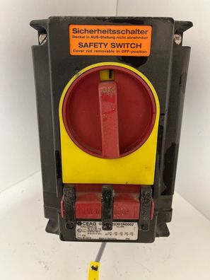 CEAG GH2622301R0002 Safety Switch, 20A, Used