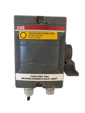 ABB BWS316TPN Safety Switch 3P 16A 400V IP65 Isolator Industrial Used