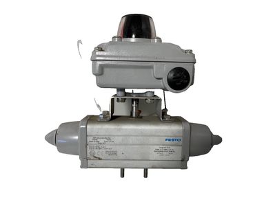 Festo VZBA-1/2"VW-63-T-22-F0304-V4V4T-PS15-R-90-4-C + SRBC-CA3-YR90-MWA-1W
