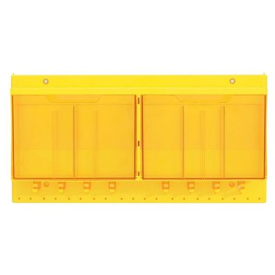 Master Lock S1800 Deluxe Wall-Mounted Lockout Tagout Station Unfilled
