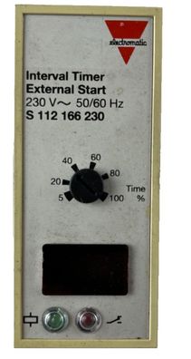 Carlo Gavazzi S 112 166 230 Interval Timer Relay External Start 230V Used