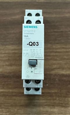 Siemens 5TT4217-2 Control Relay, 16A 400V, DIN Rail Mount, Schaltrelais
