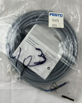 FESTO SMEO-1-LED-24-K5-B Sensor NEW Magnetic Reed 24V 5m Cable 151672 Sealed