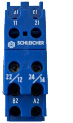 Schleicher KS12 E Control Relay NEW 220-240V AC/DC Socket Base Germany Made