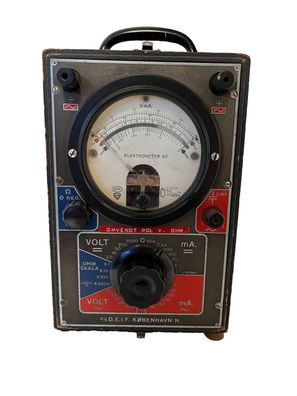 Vintage DEIF Elektrometer 30 Multimeter Voltmeter Ohmmeter - Used