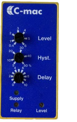 C-mac RC10-1-1-230 AC/DC Current Relay 0.4mA-6A 8A/250VAC 012x0740 NEW