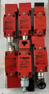 LOT 8x Telemecanique Safety Limit Switches XCK-J XCS ZCK-E70 USED