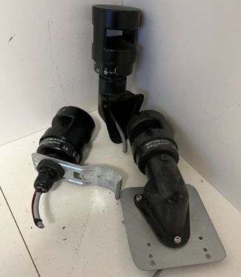 3x Banner B-TL70-T Stack Tower Light Bases Black - Used, Tested, Working