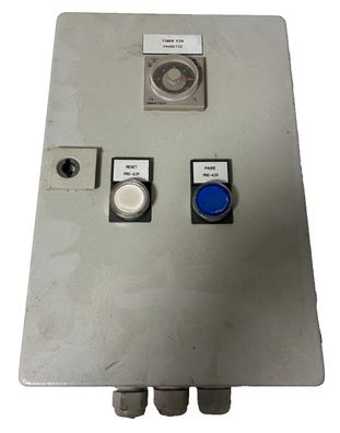 Industrial Control Panel w/ Omron H3CR Timer, Hager ERC216, Rittal Enclosure